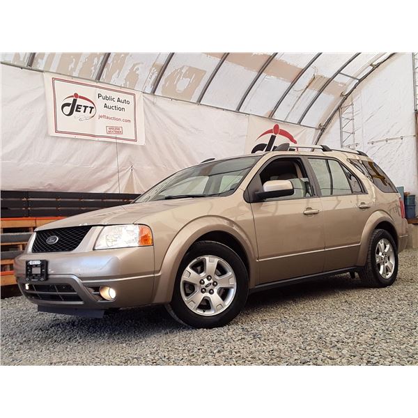 B4 --  2005 FORD FREESTYLE SEL AWD, Gold, 229119 KM