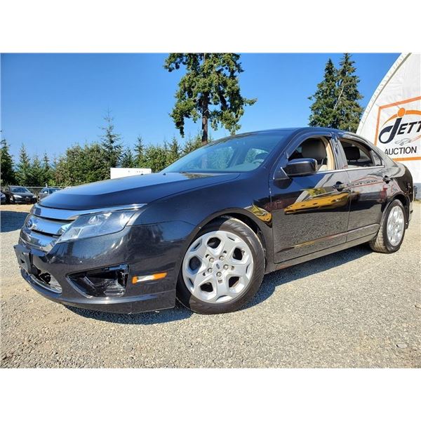 B5 --  2011 FORD FUSION SE , Black, 219028 KM