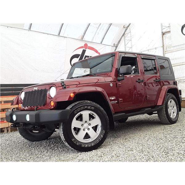 D1 --  2007 JEEP WRANGLER SAHARA 4X4, Red, 235103 KM