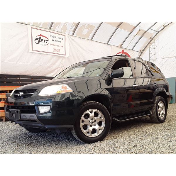 D2 --  2001 ACURA MDX TOURING AWD, Green, 136 126  KM's