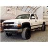Image 2 : F3 --  2002 CHEVROLET SILVERADO 2500 HD CREW CAB 4X4, White, 456296 KM