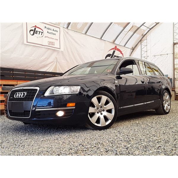 A2 --  2006 AUDI A6 AVANT QUATTRO AWD, Blue, 250430 KM "NO RESERVE"