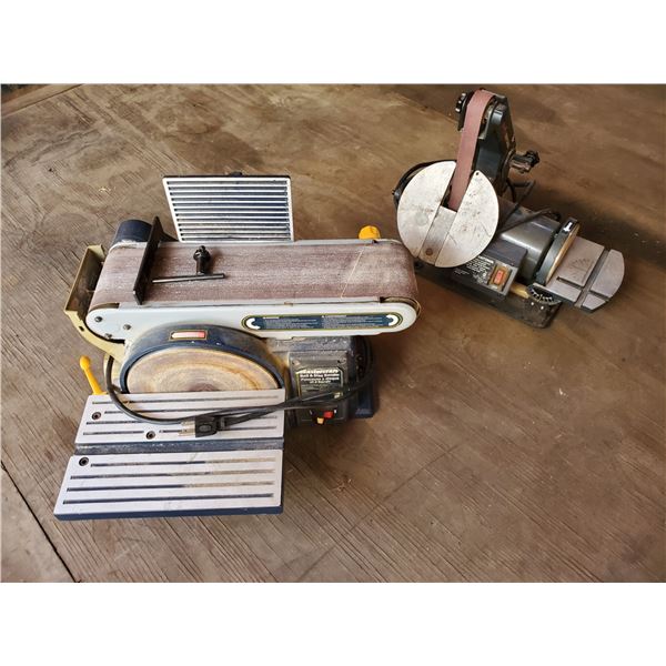 Mastercraft Belt & Disc Sander & craftsman Belt sander