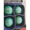Image 2 : 3 set of four lawn bowling balls in cases & more