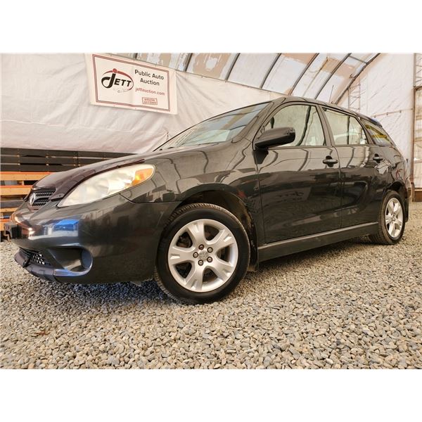 A2 --  2005 TOYOTA COROLLA MATRIX XR, Blue, 232 894 KM  "NO RESERVE"