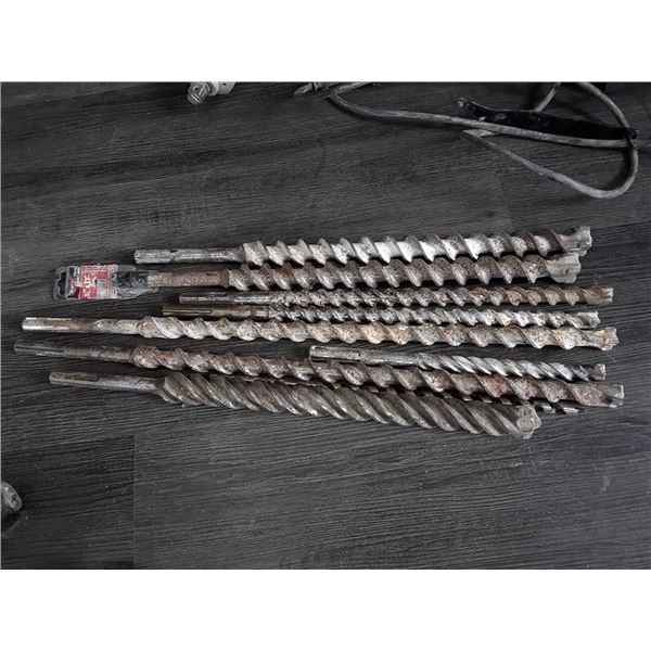 lot of concreate drill bits