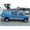 Image 10 : 0A  --  2001 FORD ECONOLINE E350 SUPER DUTY VAN BUCKET LIFT, Blue, 264 737 KM