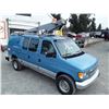 Image 8 : 0A  --  2001 FORD ECONOLINE E350 SUPER DUTY VAN BUCKET LIFT, Blue, 264 737 KM