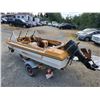Image 12 : 0D --  1981 GLASCON 16FT APX BOAT WITH A 40 HP MERCURY OUTBOARD