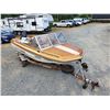 Image 4 : 0D --  1981 GLASCON 16FT APX BOAT WITH A 40 HP MERCURY OUTBOARD