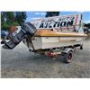 Image 7 : 0D --  1981 GLASCON 16FT APX BOAT WITH A 40 HP MERCURY OUTBOARD