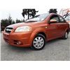 Image 1 : B1 --  2007 CHEVROLET AVEO LT, Orange, 211 267 KM's