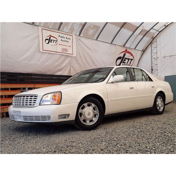 B3 --  2002 CADILLAC DEVILLE, White, 188304 KM