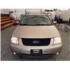 Image 4 : B4 --  2005 FORD FREESTYLE SEL AWD, Gold, 229119 KM