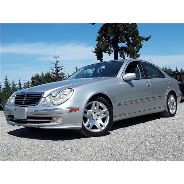 A6 --  2004 MERCEDES E320, Grey, 214716 KM