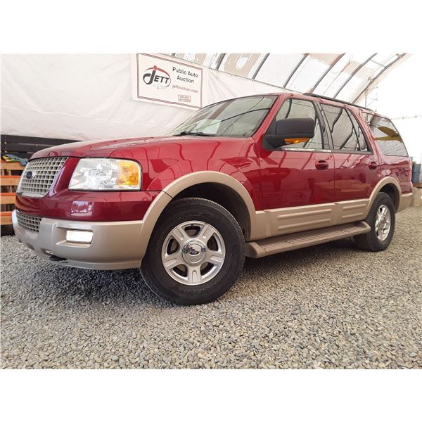 F2 --  2006 FORD EXPEDITION EDDIE BAUER 4X4, Red, 150 795 KM