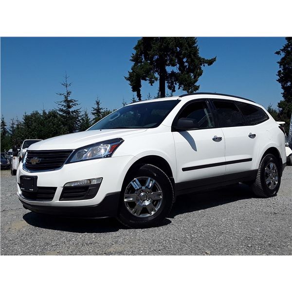 H1 --  2015 CHEVROLET TRAVERSE LS AWD, White, 241675 KM