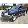 Image 3 : A12 --  2004 HYUNDAI SANTA FE AWD, Blue, 229323 KM