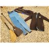 Image 1 : Lot of Wet suits and two paddels
