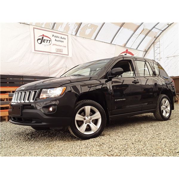 C3 --  2014 JEEP COMPASS SPORT , Black, 259199 KM