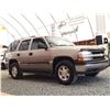 Image 9 : D5 --  2001 CHEVROLET TAHOE 1500 4X4, Grey, 238 198 KM's