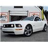 Image 2 : C6D --  2006 FORD MUSTANG GT, White, 243331 KM