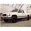Image 1 : A5 --  1997 GMC SIERRA 1500 EXT CAB DIESEL 4X4, WHITE, 299,578 KMS  "NO RESERVE"