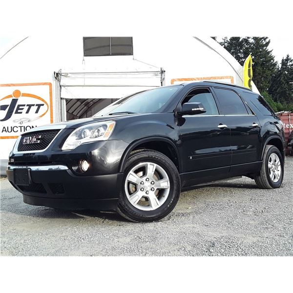 C6 --  2008 GMC ACADIA SLT-1, Black, 176793 KM