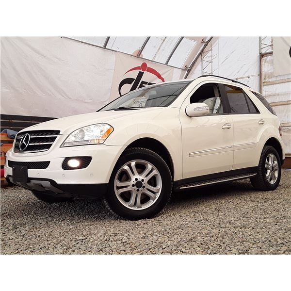C6E --  2008 MERCEDES ML320 CDI DIESEL AWD, White, 263268 KM