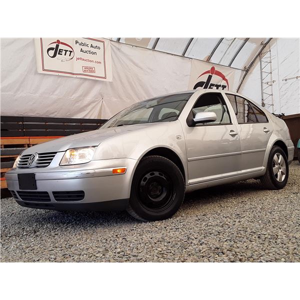 D3 --  2003 VW JETTA GLS, Silver, 147097 KM