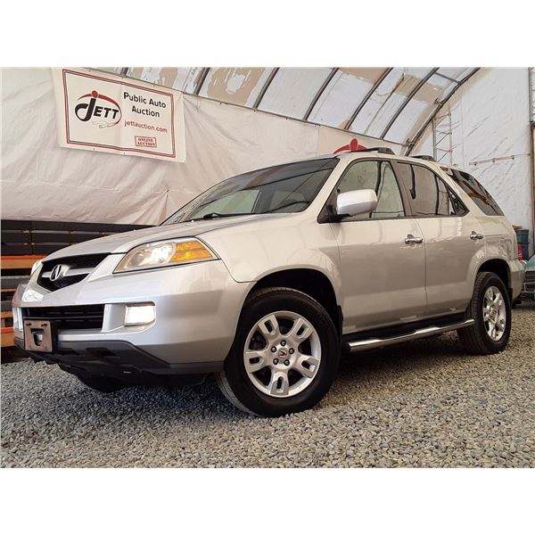 E4 --  2004 ACURA MDX TOURING AWD, Silver, 236321 KM