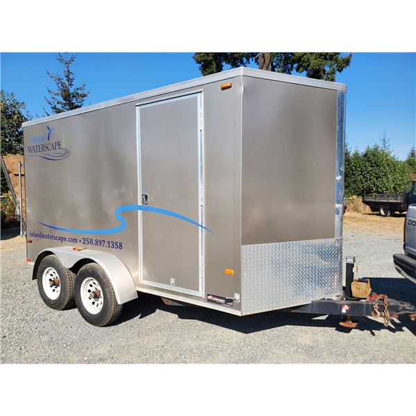 0C -- 2016 RAINBOW TRAILER C7X12A25M WHITE