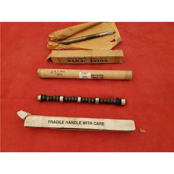 Old style Volvo 280 prop shaft -reverse rotation 350 Chev Cam and regular rotation  rotation 350 Cam
