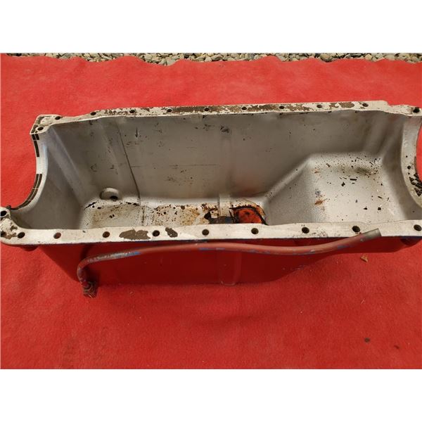 Cast aluminum oil Pan for a big block chev