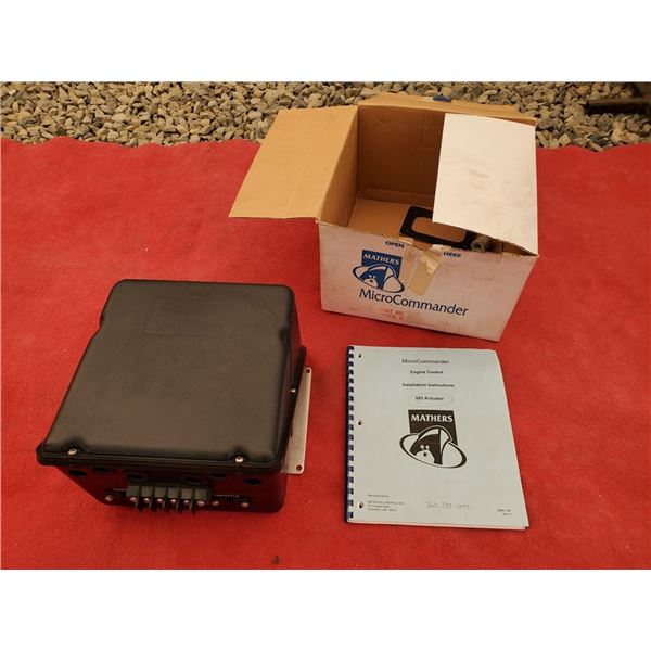 electronic engine control unit.