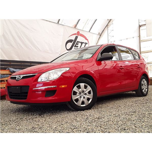 A12 --  2009 HYUNDAI ELANTRA TOURING, Red, 251420 KM