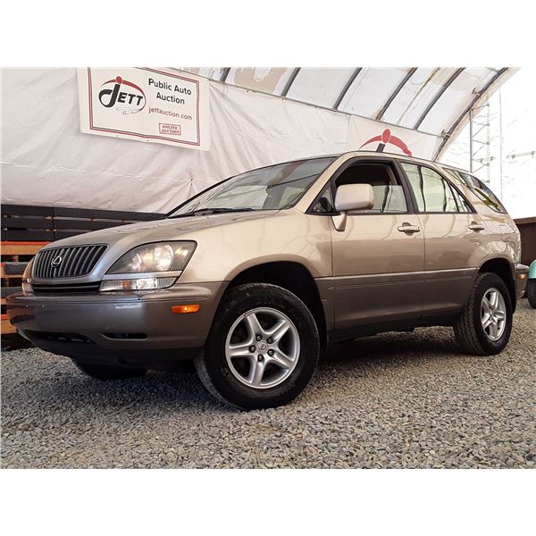 D2 --  1999 LEXUS RX 300 AWD, Gold, 255809 KM