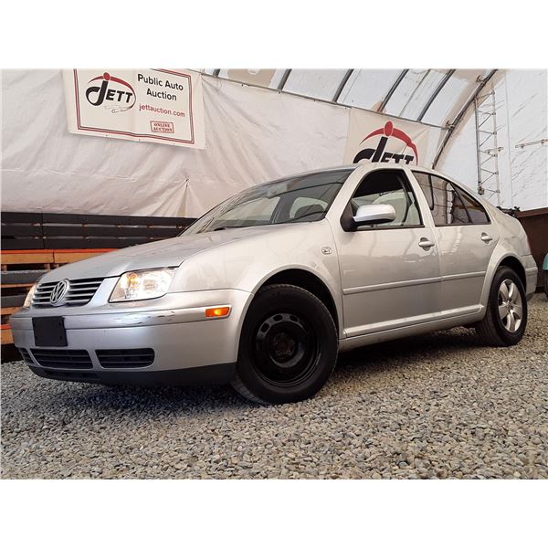 A9 --  2003 VW JETTA GLS, Silver, 147097 KM