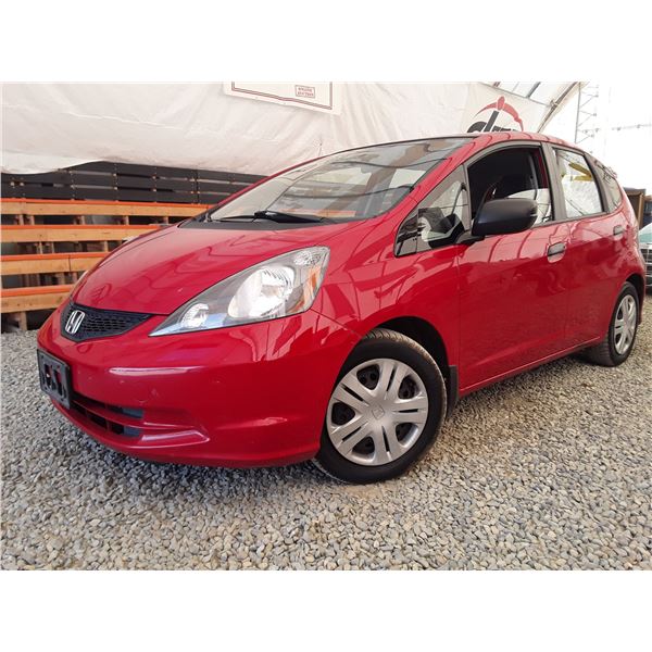 E6 --  2009 HONDA FIT DX-A, Red, 166906 KM