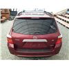 Image 16 : D3 --  2008 TOYOTA HIGHLANDER AWD, Red, 293 968 KM