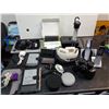 Image 1 : Electronics lot including Bushnell binoculars 2 E readers GPS and more