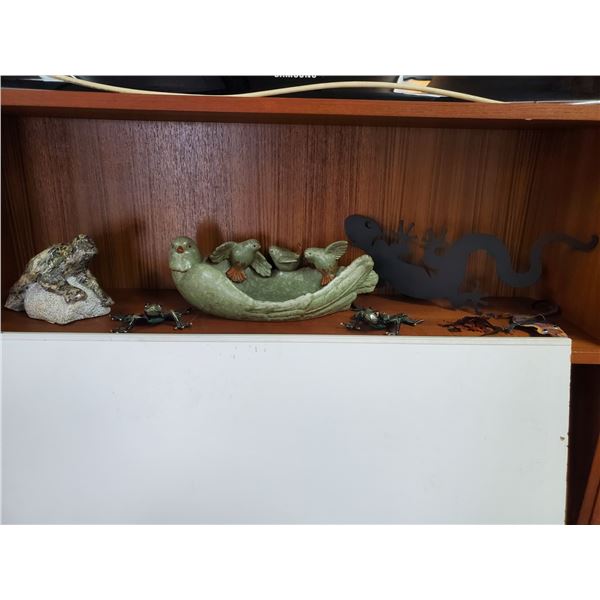 bird bath frog deco and more