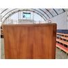 Image 3 : Solid Teak 2 Part Wall Unit with Glass Sheves