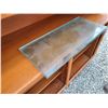 Image 8 : Solid Teak 2 Part Wall Unit with Glass Sheves