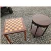 Image 1 : Side Chess Table & Side Ornate Table
