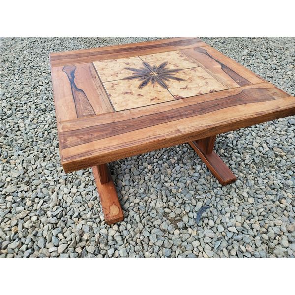 Well built wooden side table