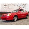 Image 1 : B4 --  2005 HYUNDAI ACCENT GS , Red, 153228 KM