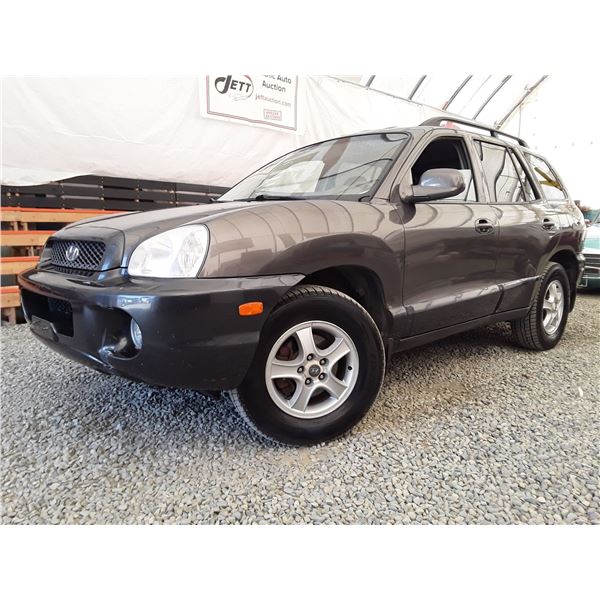 C5 --  2003 HYUNDAI SANTA FE GLS AWD, Grey, 272611 KM