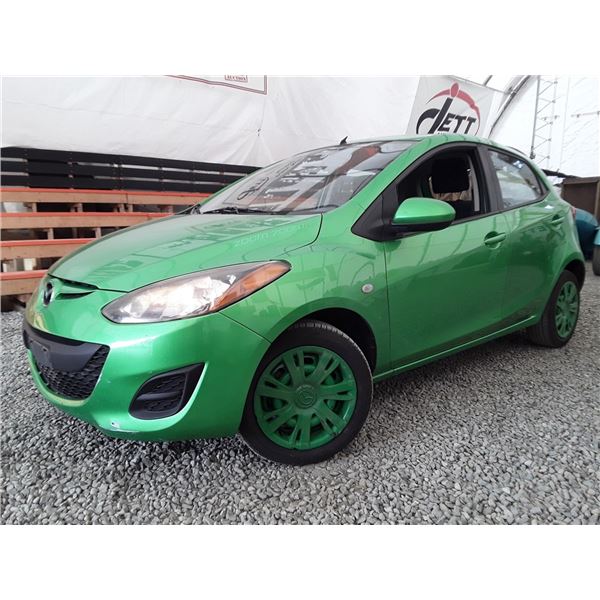 A10 --  2012 MAZDA 2, Green, 178 564 KM