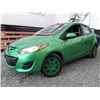 Image 1 : A10 --  2012 MAZDA 2, Green, 178 564 KM